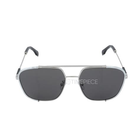 fendi navigator sunglasses|Fendi Grey Navigator Men's Sunglasses FE40059U .